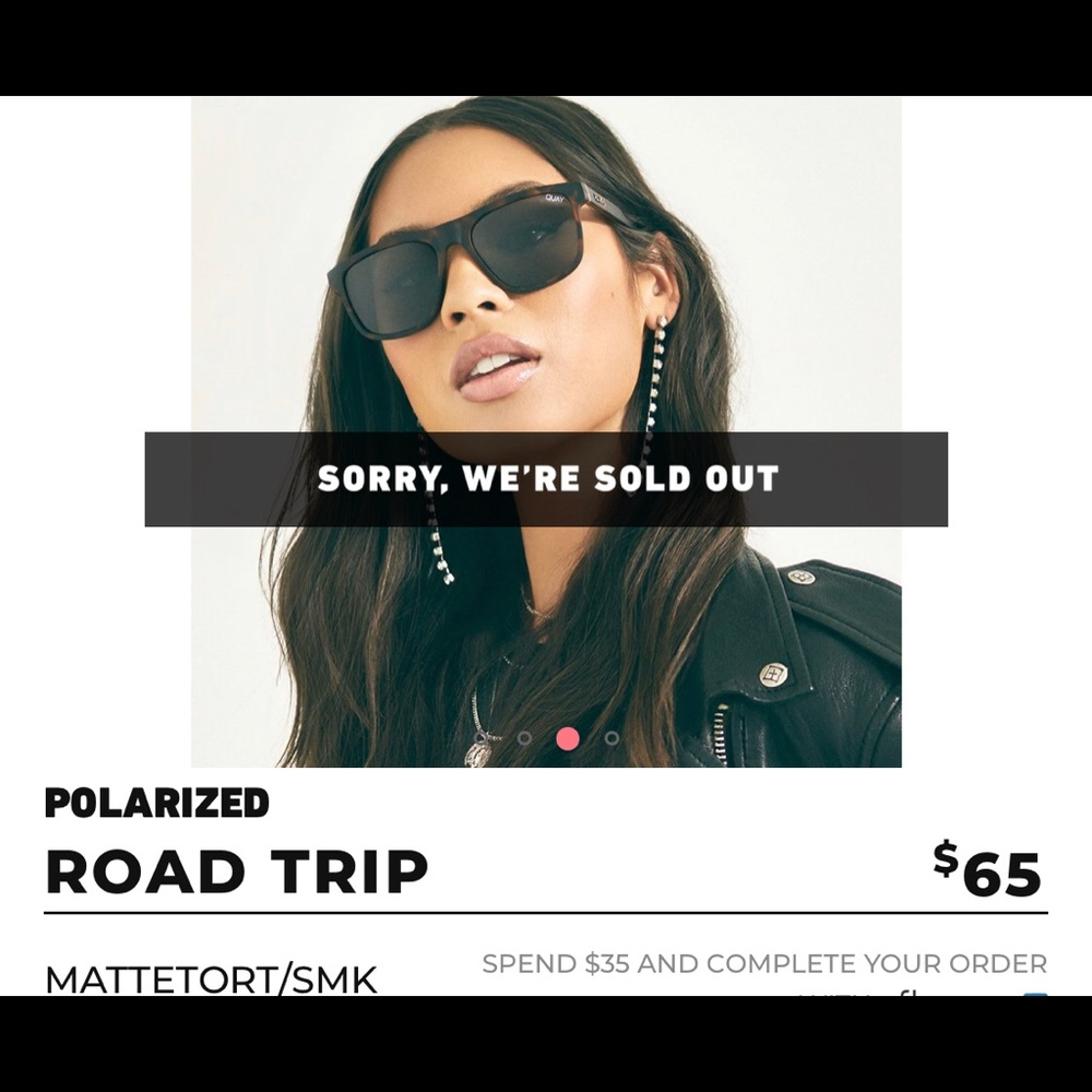 Quay Road Trip Polarized Sunglasses
